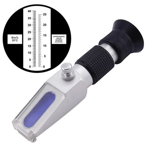 how does alcohol affect refractometer|refractometer for beer.